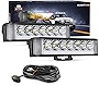 Nilight Side Shooter LED Pods with DRL 6.5 Inch 2089LM Spot Flood Combo LED Light Bar w/ 16AWG Wiring Kit for LED Fog Light Driving Light Auxiliary Light on Truck ATV UTV Jeep, 5 Years Warranty