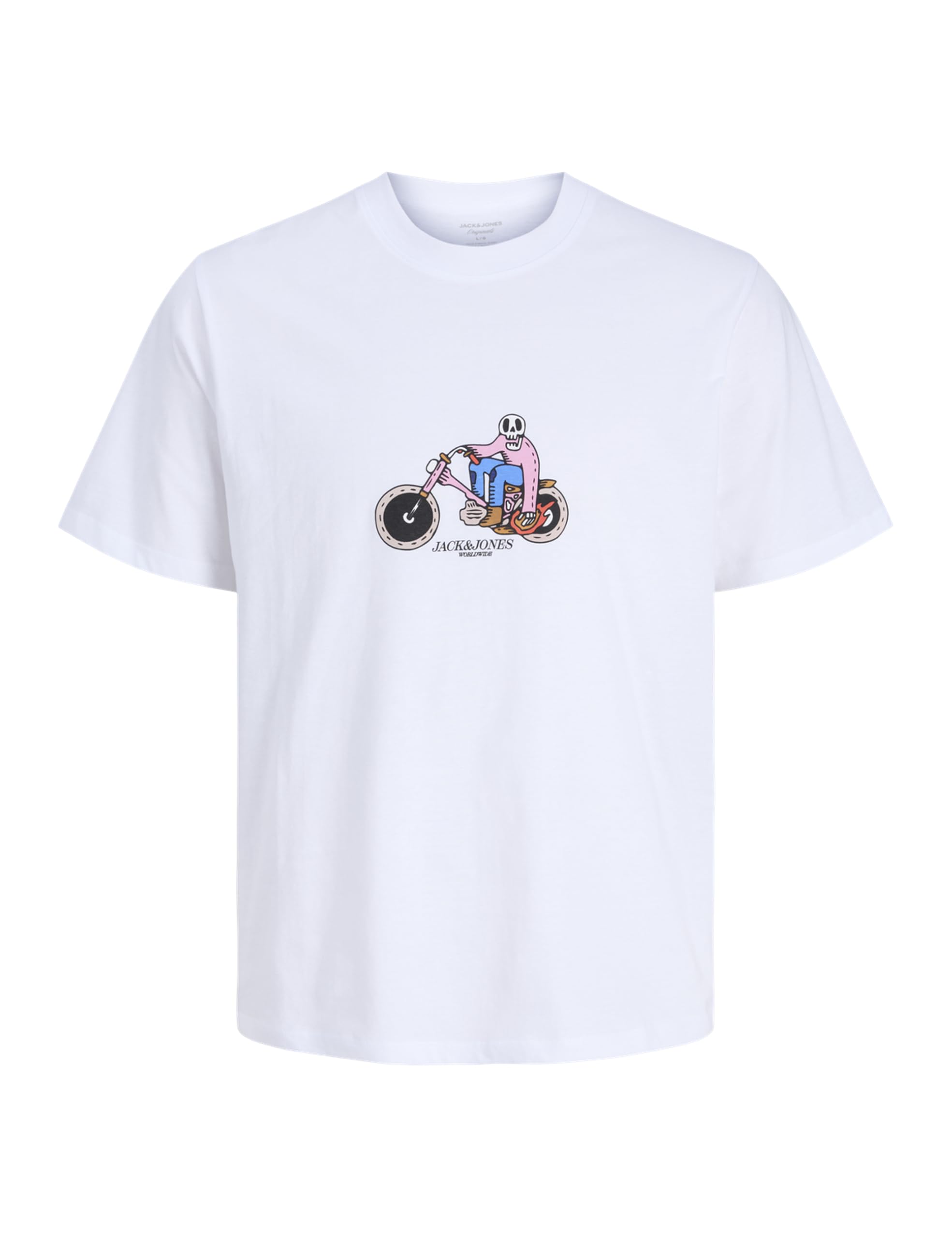 JACK & JONES Herren Jorcatskills Skull Tee Ss Crew Neck