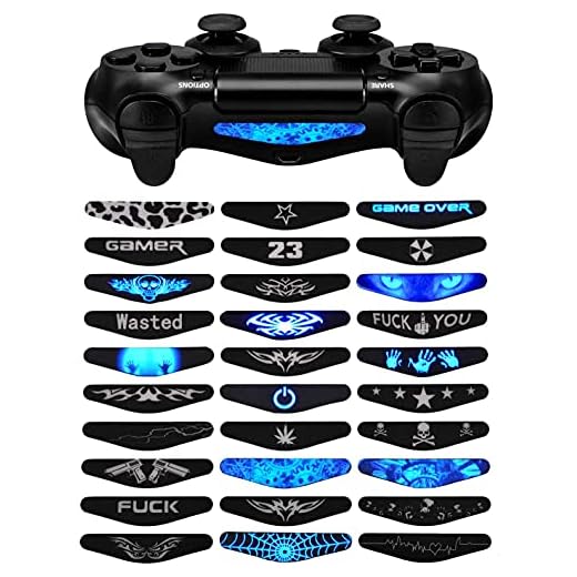 eXtremeRate PS4 Lightbar Decal Pack