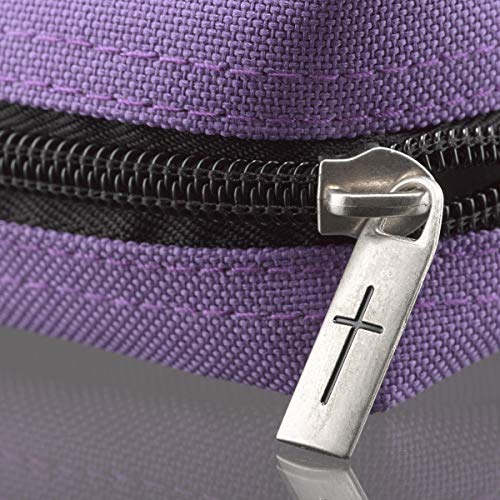 Image of Fish, Fabric, Medium, Purple Bible & Book Cover