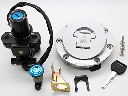 Motorcycle Electrical Ignition Switch Fuel Gas Cap Cover Seat Key Lock Set for CBR600RR 2007-2013 / CBR1000RR 2008-2014 / CBR1000S 2014