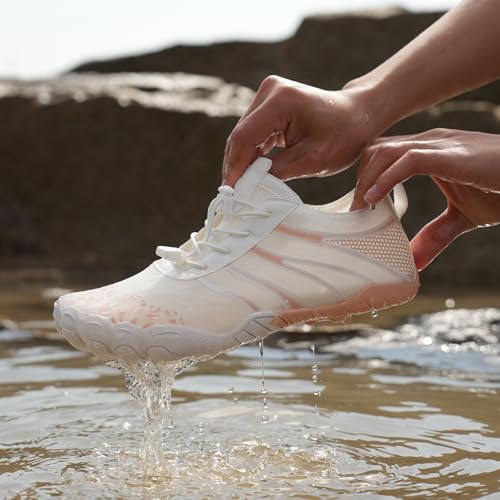 Image of Hike Barefoot Shoes for Women Men Breathable & Non-Slip Athletic Footwear Wide Toe Water Shoes,Designed for Walking,Running&Swimming