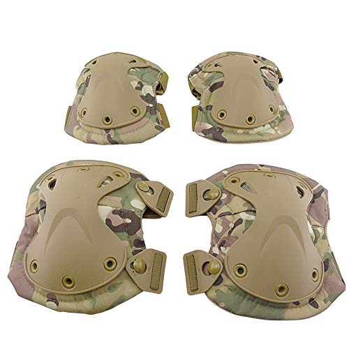 ActionUnion Adult Elbow Pad Knee Pads Protective Gear Set Guard Tactical Shooting Pads