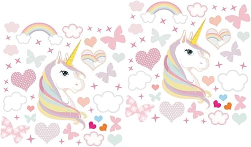 Miniatura 1 de ibasenice 2pcs Childrens Room Decor Kids Room Wallpaper Kids' Room Décor Kids Room Decor Kid Room Decor Bling Decor Blush Decor Bling Stickers