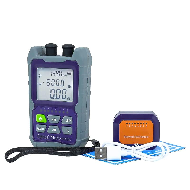 Optrotech Optical Fiber Power Meter with Laser Light Optical Fiber Power Meter Visual Fault Locater 6 Wavelengths Testing, VFL, REF, FC, ST, SC Testing, Network Cable Tester (B08XB6XZHK) Amazon Price History, Amazon Price Tracker