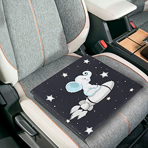 Mchiver Elephant Seat Cushion Square Memory Foam Chair Pads Durable Washable Pillow For Kitchen Floor Car Office Chair Cushion For Back Pain 15.7X15.7In #TOP4