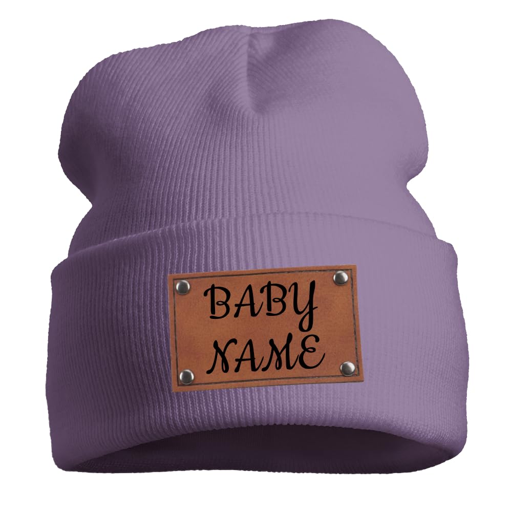 Custom Baby Beanie for Kids Adults with Name Personalized Toddler Beanies Winter Hat Customized Gifts