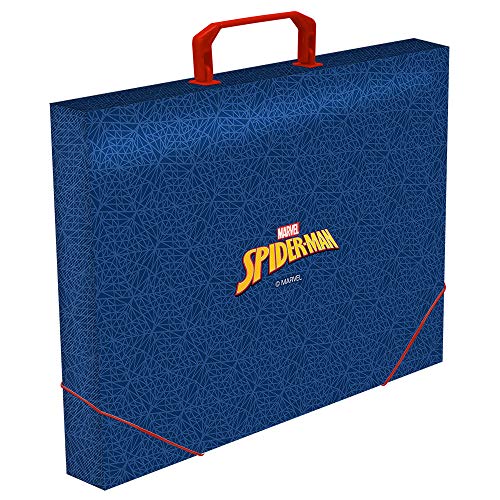 Maleta em PP Ofício Homem Aranha, Homem Aranha, Maleta em PP Ofício Homem Aranha 2818, Azul
