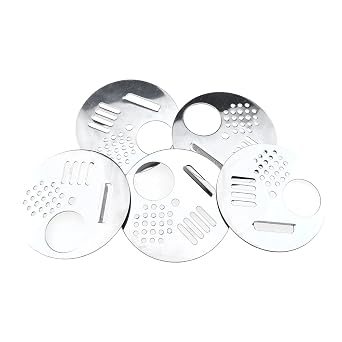5Pcs Bee Hive Entrance Disc 2.64In Diameter Stainless Steel Entrance Gates Beekeeping Tool Equipment for Beekeepers Nuc Box Entrance Reducer Round Beehive Nest Door for Swarm Trap Hive Trap