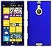 Blue Rubberized PROTEX Hard CASE Protector Cover for AT&T Nokia Lumia 1520