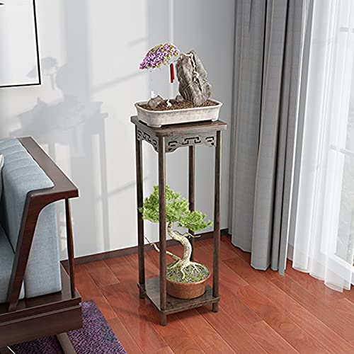 lekbakken voor plantenpotten Houten vaas basis plant display stand bloem plank chinese stijl indoor vloermaand houten… - Afbeelding 7