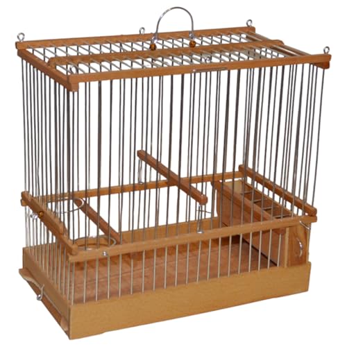 Wooden Bird Cage - Songing, Preparation, Spanish, Goldfinch
