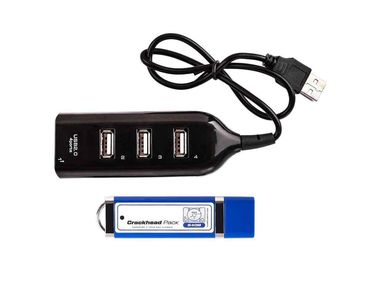 Mini Crackhead Pack 64G USB Hub Stick