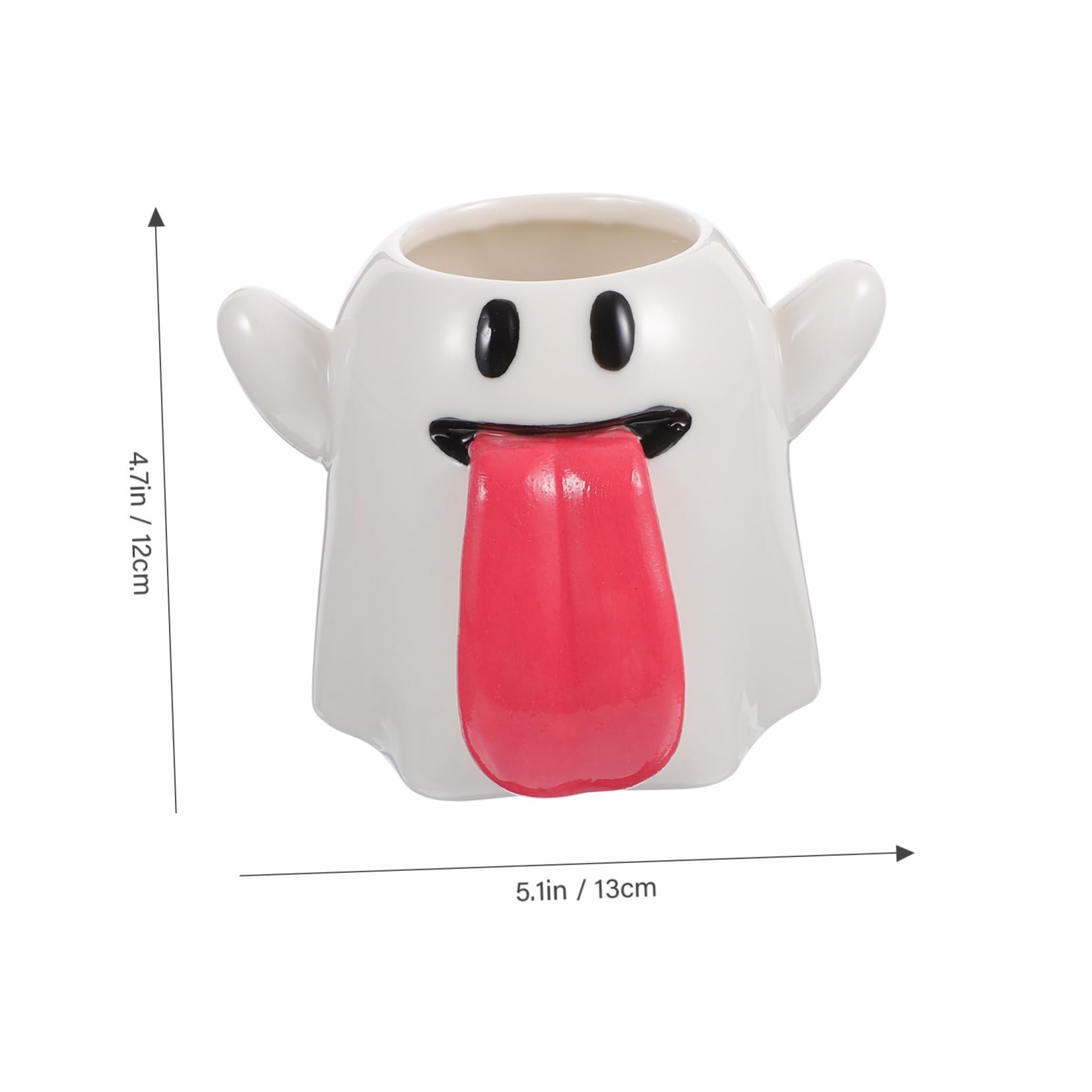 Tazza Halloween Con Fantasmi 3D – 400 Ml, Ceramica, Regalo Per Ragazzi E Ragazze - 5