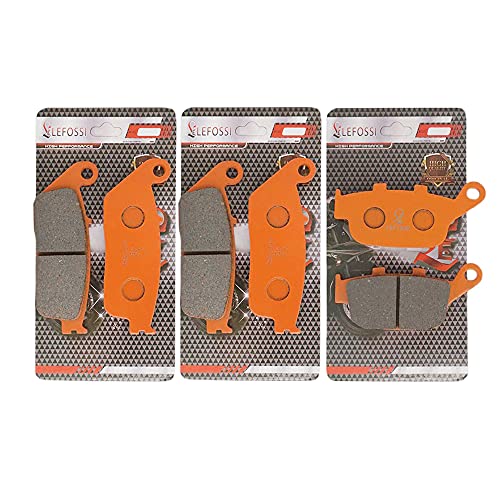 Motocicleta fibra de carbono Pastillas de Freno Delantero y trasero para Compatible con Triumph Street Triple 675 2007-2012 Tiger 800 XC XCa XCx XR XRt XRx 2015 2016 2017 2018 FA226F FA140R