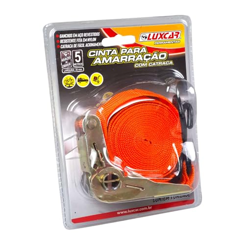 Luxcar - Cinta para Amarração Com Catraca