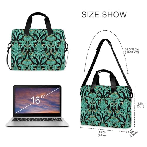 Maletín para laptop y tablet 15.6 pulgadas turquesa miniatura 5