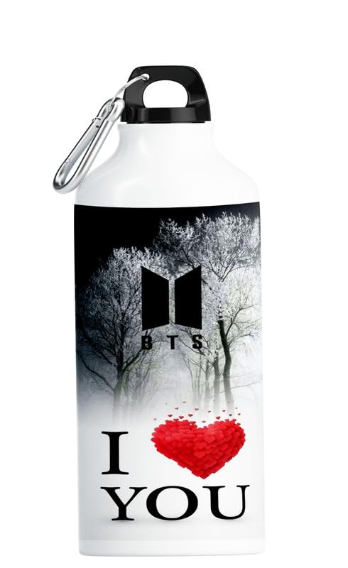 BTS Printed Water Bottle Aluminium Bottle for Boys & Girls MM-82