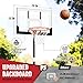 Seray Kids Basketball Hoop Outdoor 3.2-7.2FT 10s-Quick-Adjust, Swimming Pool Basketball Hoop for Kid/Adult/Toddler in Poolside/Backyard/Driveway/Indoor, 29 in Shatterproof Backboard and Enlarged Base