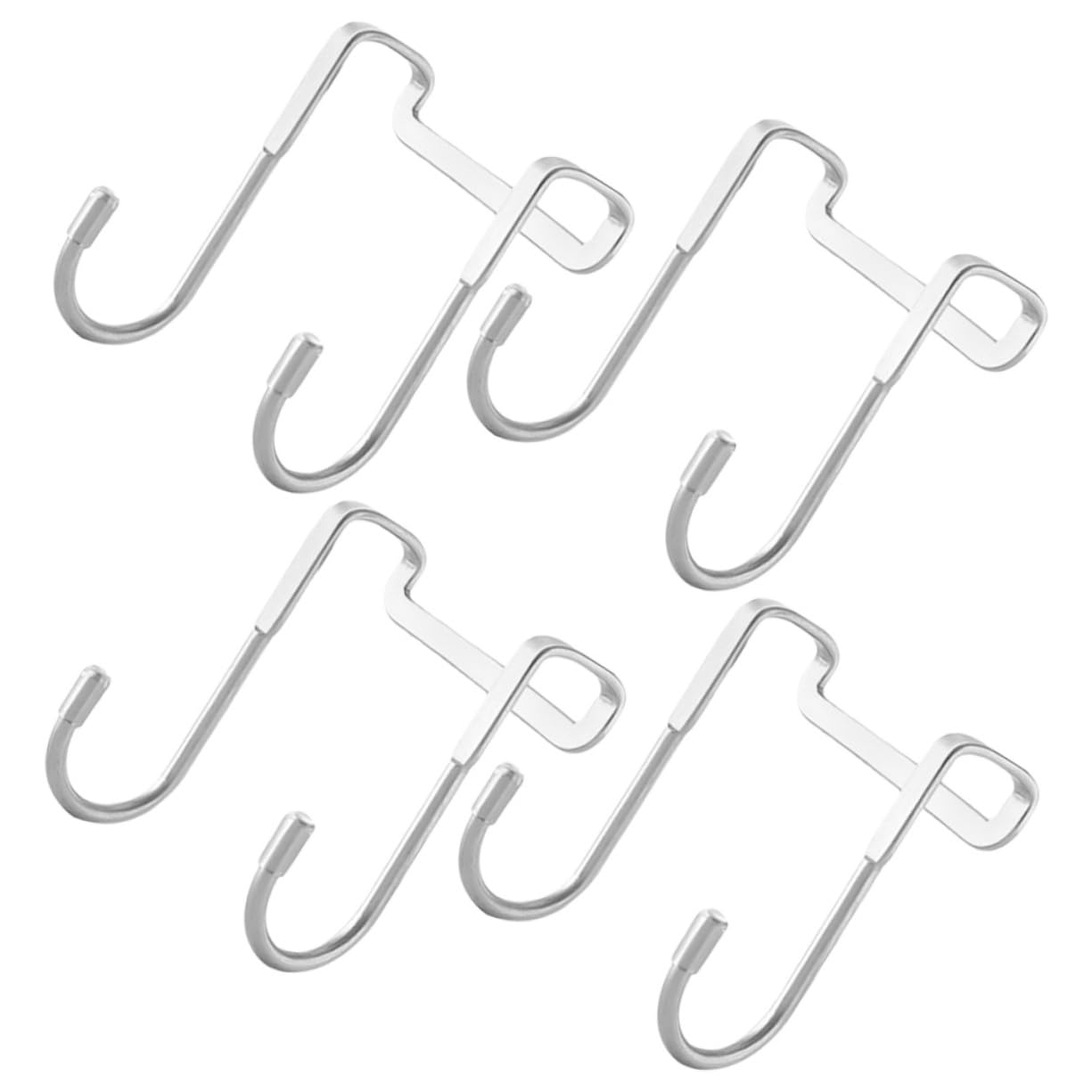 MAGICLULU 5 Juegos De Ganchos Para Puerta En Forma De S De Acero Inoxidable Resistentes Para Puertas De Gabinete Diseño Que Ahorra Espacio 4 Piezas X 5