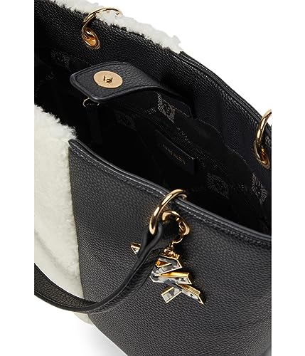Anne Klein Mini Convertible Sherpa Tote3