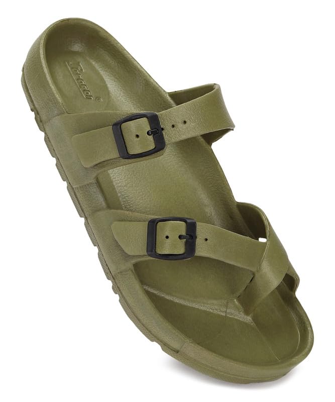 EVK3408G Men Casual Sliders | Stylish Trendy Lightweight Water Resistant Slides | Casual & Comfortable Slippers | Everyday Use-image-49