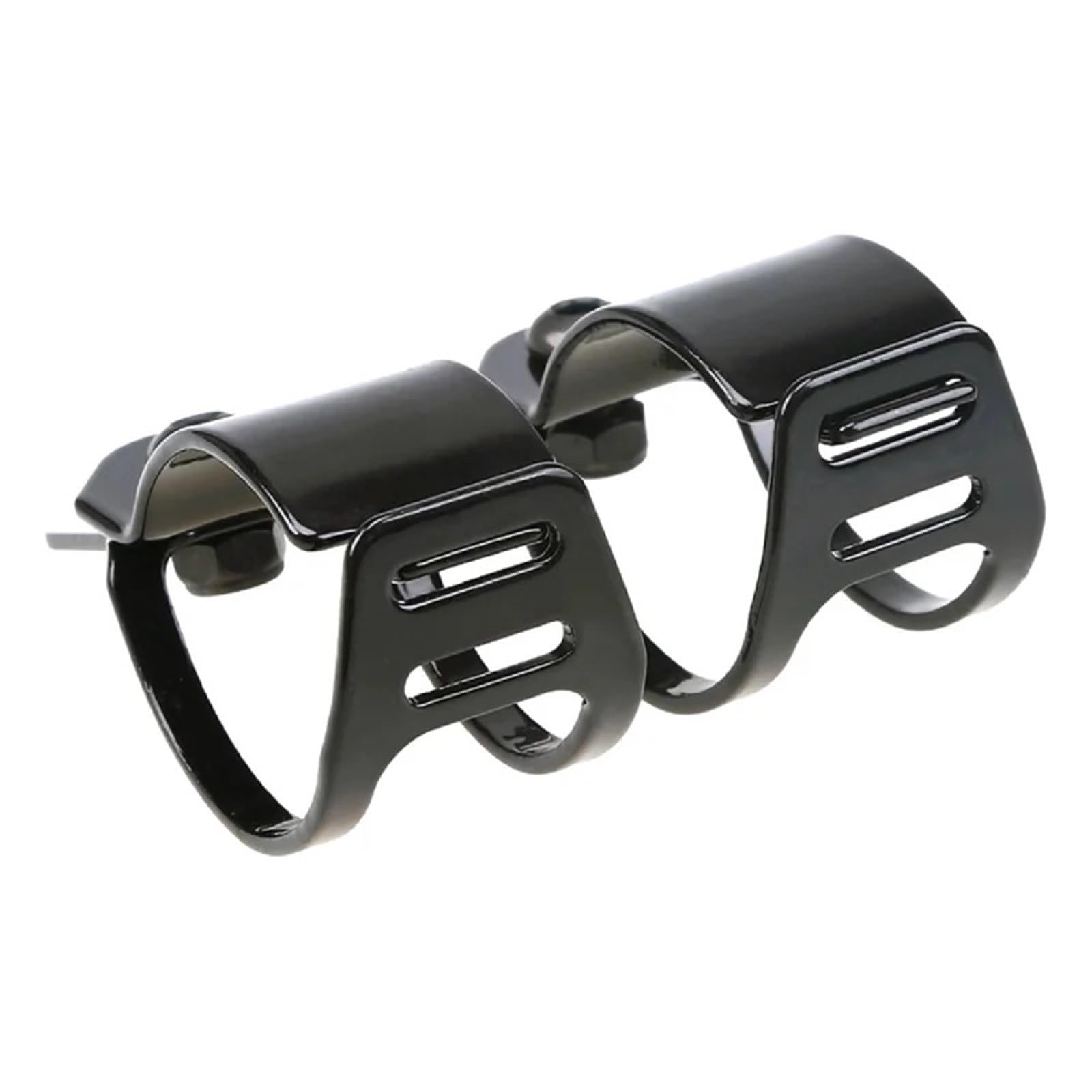 Ouqaerm 2 Pcs 2Pcs Motorcycle Lamp Brackets Turn Signal Light Mount Headlight Lamps Holder Front Fork Scooter Headlamp Bracket(2 Pcs)