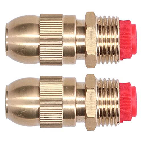 2Pcs Adjustable Watering Sprinkler G1/2 Male Thread Garden Lawn Brass Sprayer Nozzle