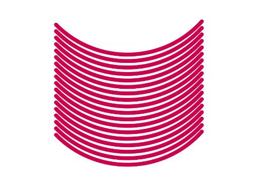 エムディーエフ リムストライプ ソリッドタイプ ピンク 6mm幅 12インチ RIM-6M-PK-12N