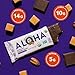 ALOHA Organic Plant Based Protein Bars | Chocolate Caramel Pecan | 12 Count, 1.98oz Bars | Vegan, Low Sugar, Gluten Free, Paleo Friendly, Low Carb, Non-GMO, Stevia Free, Soy Free, No Sugar Alcohol Sweeteners
