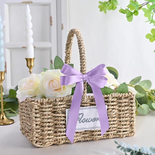Image of Double Face Light Purple Satin Ribbon 7 /8 inch X 50 Yards for Gift Wrapping Very Suitable for Weddings Party Hair Bow Invitation Decorations and More