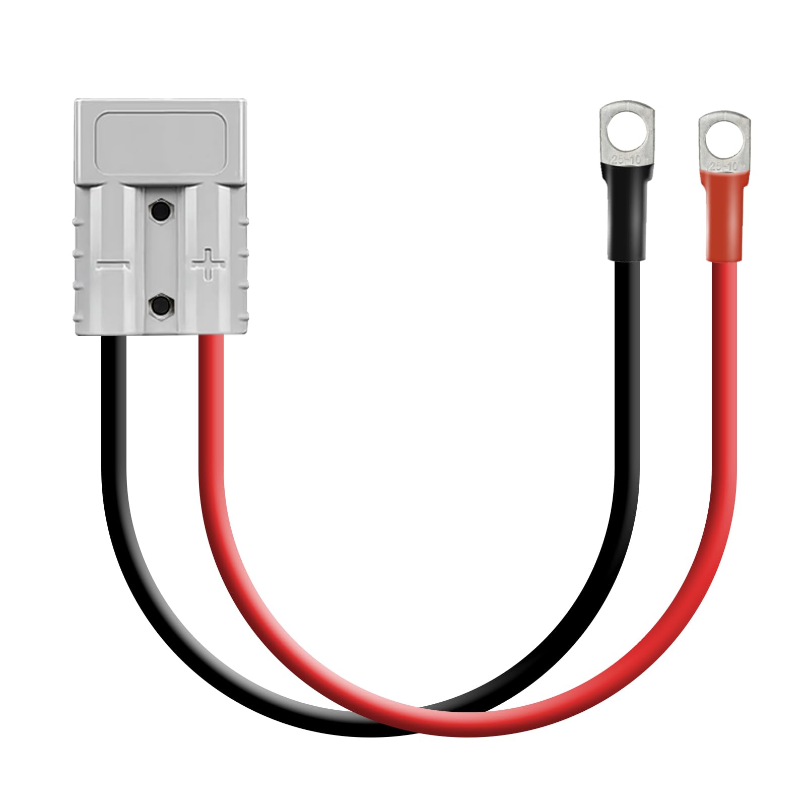 DCHOUSE 1 connettore batteria da 120 A, 4 AWG, 600 V, cavo batteria M8, connettori rapidi impermeabili per il trasferimento di corrente di batterie Lifepo4, carrello da golf