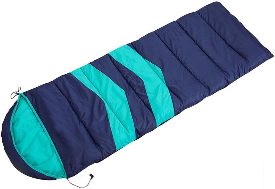 YFXOHAR Polyester Sleeping Bag for Camping,Hiking,Trekking and Climbing for All Season (Green)