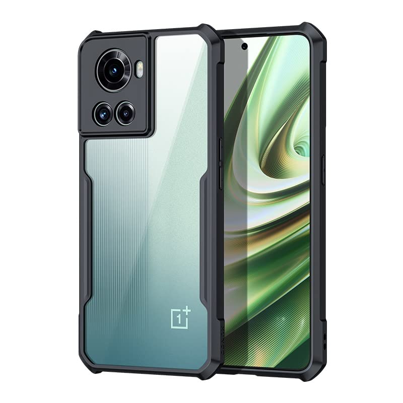 Amazon Brand - Solimo TPU 360 Degree Protection Black Border Back Cover for Oneplus 10R 5G - Black (B0BDZZ4WZD) Amazon Price History, Amazon Price Tracker