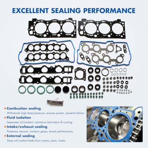 Image of Cylinder Head Gasket Set Fit for Toyota 4Runner 3.4L Replace HS9227PT-1,HS83400