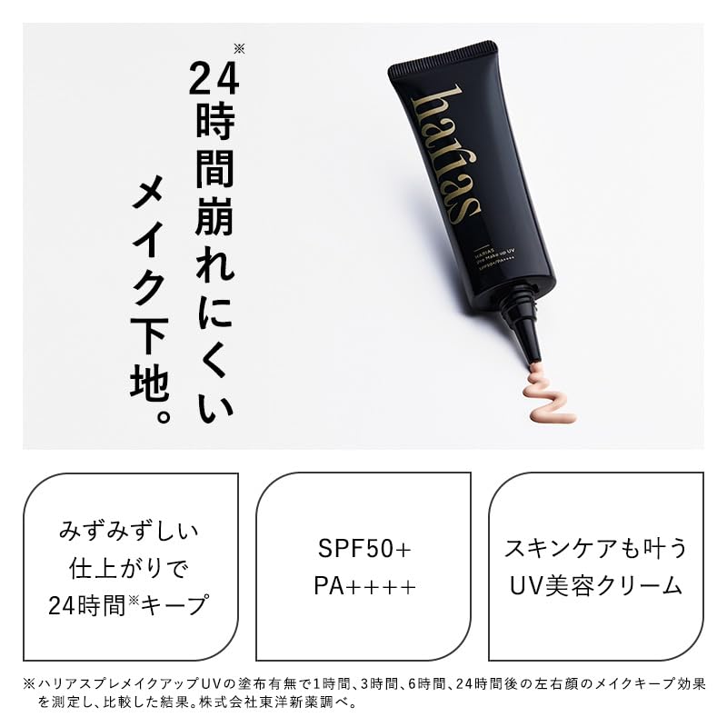 Amazon | HARIAS ハリアス (公式) メイク3点セット (パウダー×下地