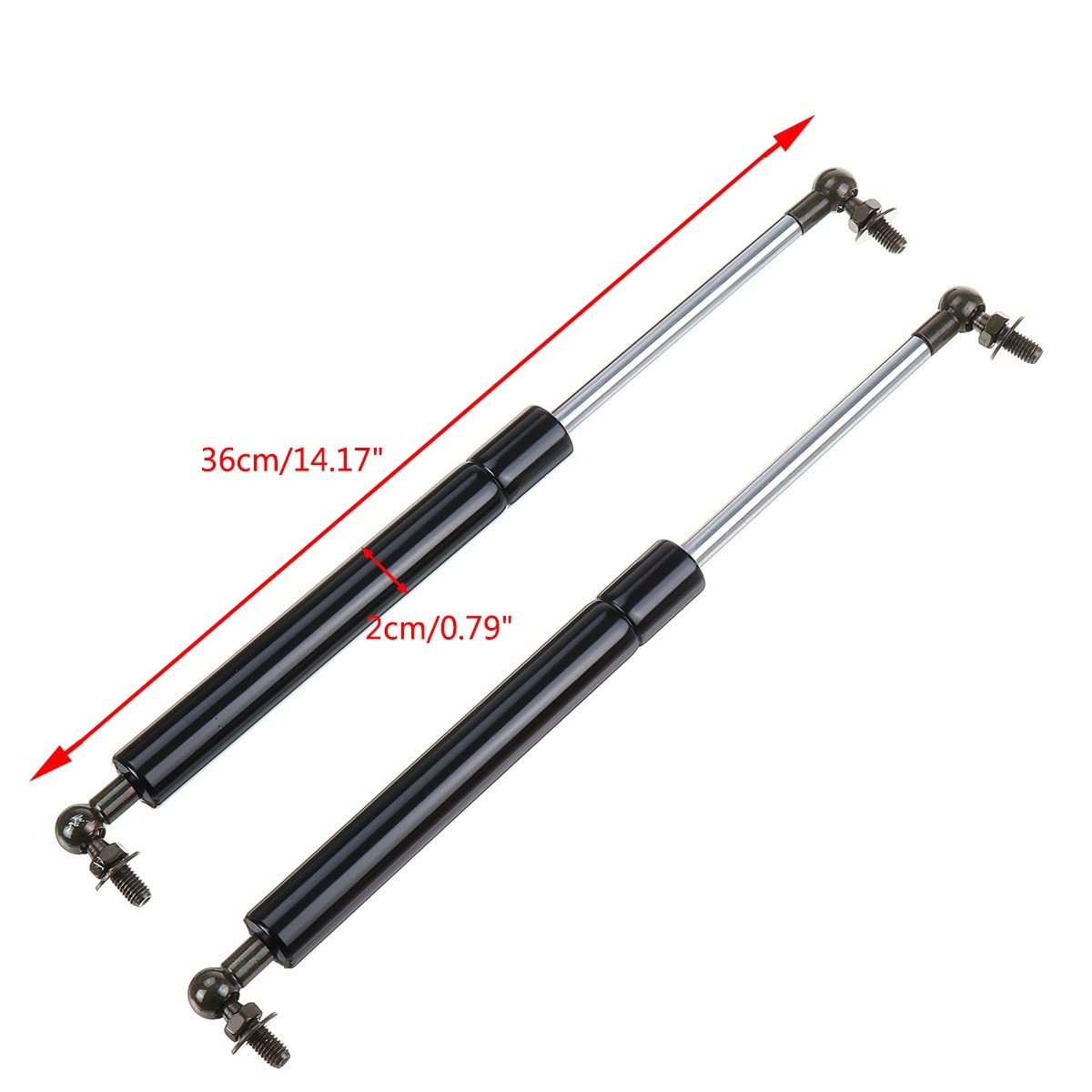 2 Barre Supporto Cofano A Gas Per Nissan Navara NP300 D23 2014-2019 - Ammortizzatori Per Cofano Anteriore