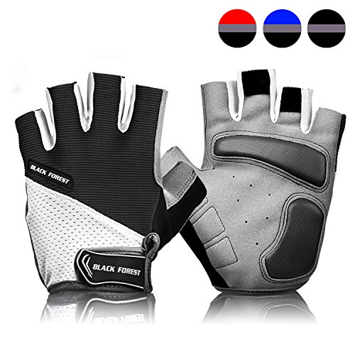 COOLOO Inbike Guantes Ciclismo de Gel Dedo Medio Verano para MTB Bicicleta Hombres Mujeres- Tamaño M L XL