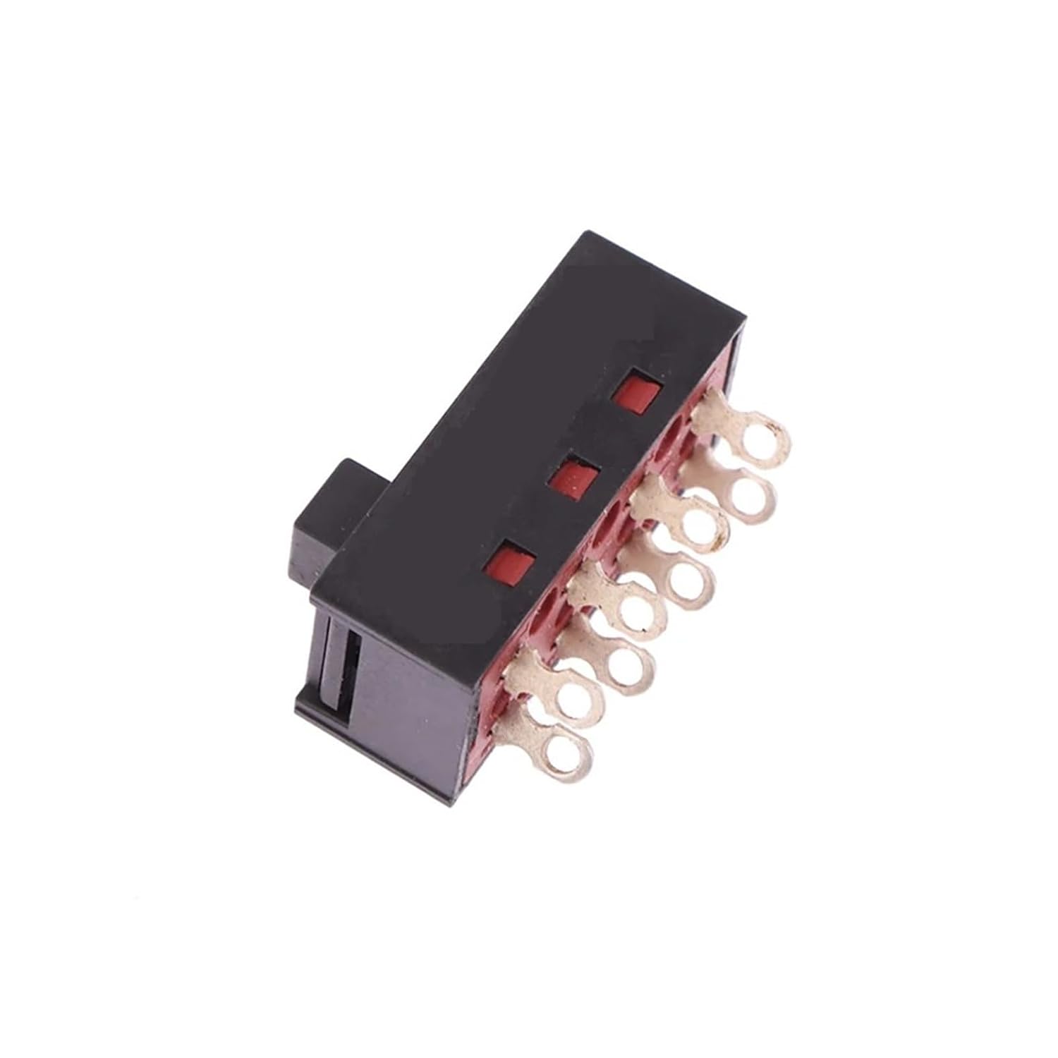 DSE-2310 Pointed Pins 8 Feets 3 Files 8A250V Slide Switch Toggle Switch Black for Hair Dryer Parts