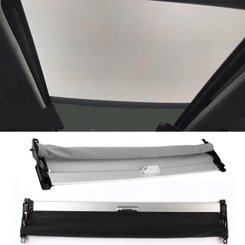 Coche Sun Shade Cubierta Cortina Techo Solar Coche, Conjunto Parasol Visera para A1, A3, Q2, RS3, Hebilla, Accesorio de tragaluz Cristal Coche Plegable Parasol