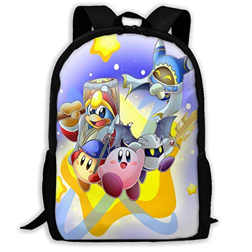 Anime Kirby Regreso Dreamland Bolso De Escuela Bolsa Escolar Hombro Mochila Tipo Casual