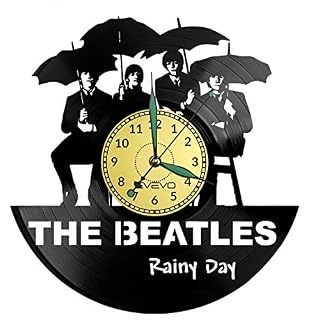 EVEVO Beatles Horloges Murales Disque Vinyle Disques Vinyliques Horloges Murales Vinyle Record Mur l’horloge Créatif… - Les Beatles, Paul McCartney, John Lennon, RIngo Starr, George Harrison EVEVO Beatles Horloges Murales Disque Vinyle Disques Vinyliques Horloges Murales Vinyle Record Mur l'horloge Créatif… – Image 5