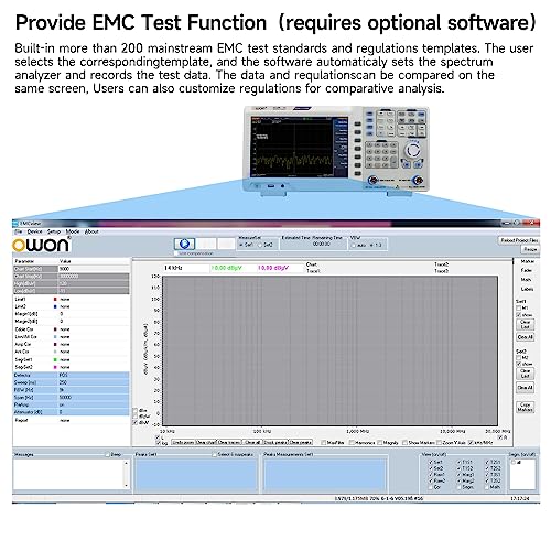 Image of OWON XSA810-TG 9-inch LCD Spectrum Analyzer with Tracking Generator, Frequency Range 9 kHz to 1 GHz,high Resolution 1280X800 Pixels with USB Host, USB Device,LAN, Earphone, HDMI Connectivity