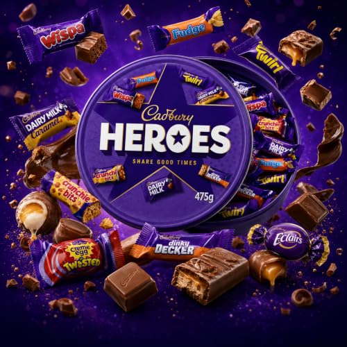 Cadbury Heroes Assorted Chocolate Tub 475g - image 4