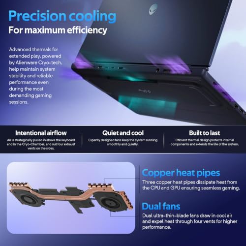 Image of Alienware 16 Aurora RTX 5060 Intel Core 7 240H Gaming Laptop, 32GB DDR5 1TB