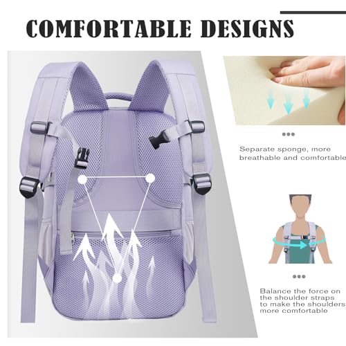 Hayayu Mochila Viaje Cabina Avion 40x20x25, Mochila Para Ryanair 40x20x25 Mochilas De Viaje Maletas 20L Cabina Avion Equipaje De Mano Bolsa Con Bolsa Húmeda Independiente Y Bolsillo Antirrobo - imagen 5