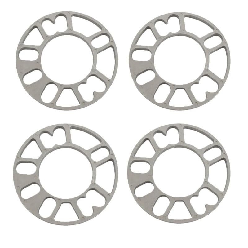 Élargisseurs de voie universels en alu pour jantes 4, 5 et 6 trous - Pack de 4 élargisseurs