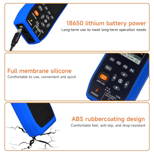 Image of OWON Digital Clamp Meter with 2.8-inch IPS LCD Display, AC /DC Oscilloscope Function 3 in 1, 20000 Count True RMS Auto-ranging Current Meter, Bluetooth Current Meter and Oscilloscope