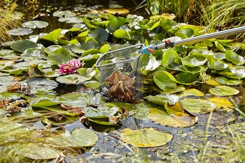 Gardena combisystem-Teichreiniger Vario 2: Teich-Kescher inkl. grob- und feinmaschigem Netz, ideales Gartenzubehör zur einfachen Reinigung des Gartenteiches (3230-20) – Bild 6