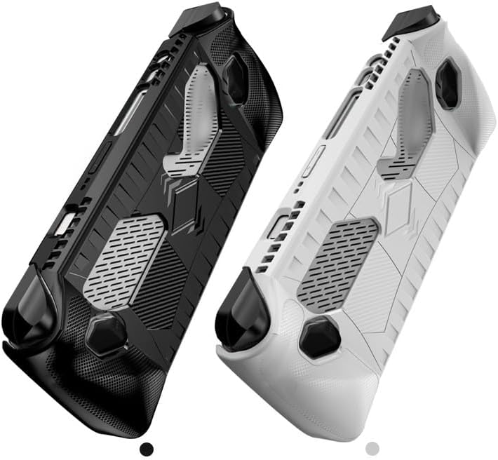 for ROG Ally Protective Case, TPU Soft Shell for Game Console Accessories, Anti-Drop Anti-Scratch Skin-Friendly (White)